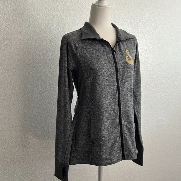 Champion Gray Full-Zip Athletic Jacket Size Large - Picture 1 of 6